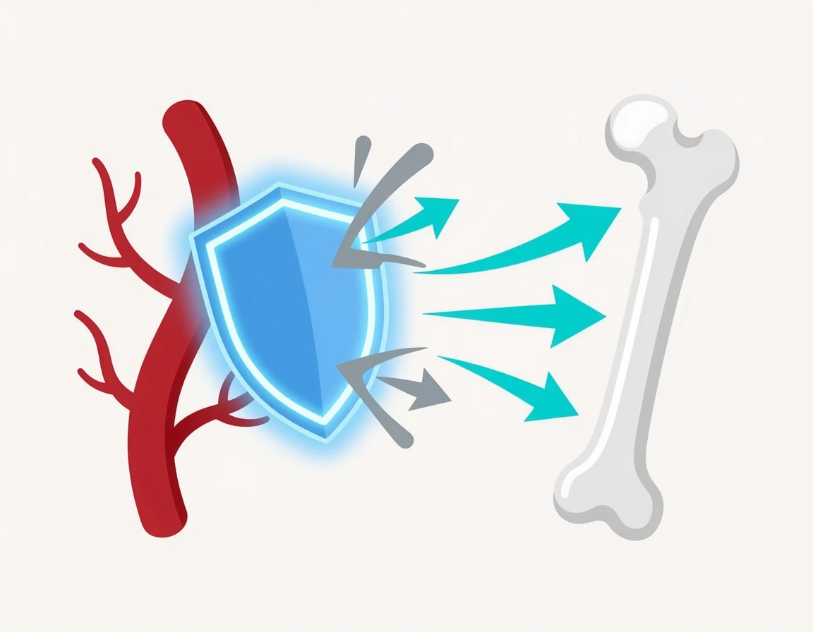 비타민K2가 뼈와 혈관에 작용하는 원리