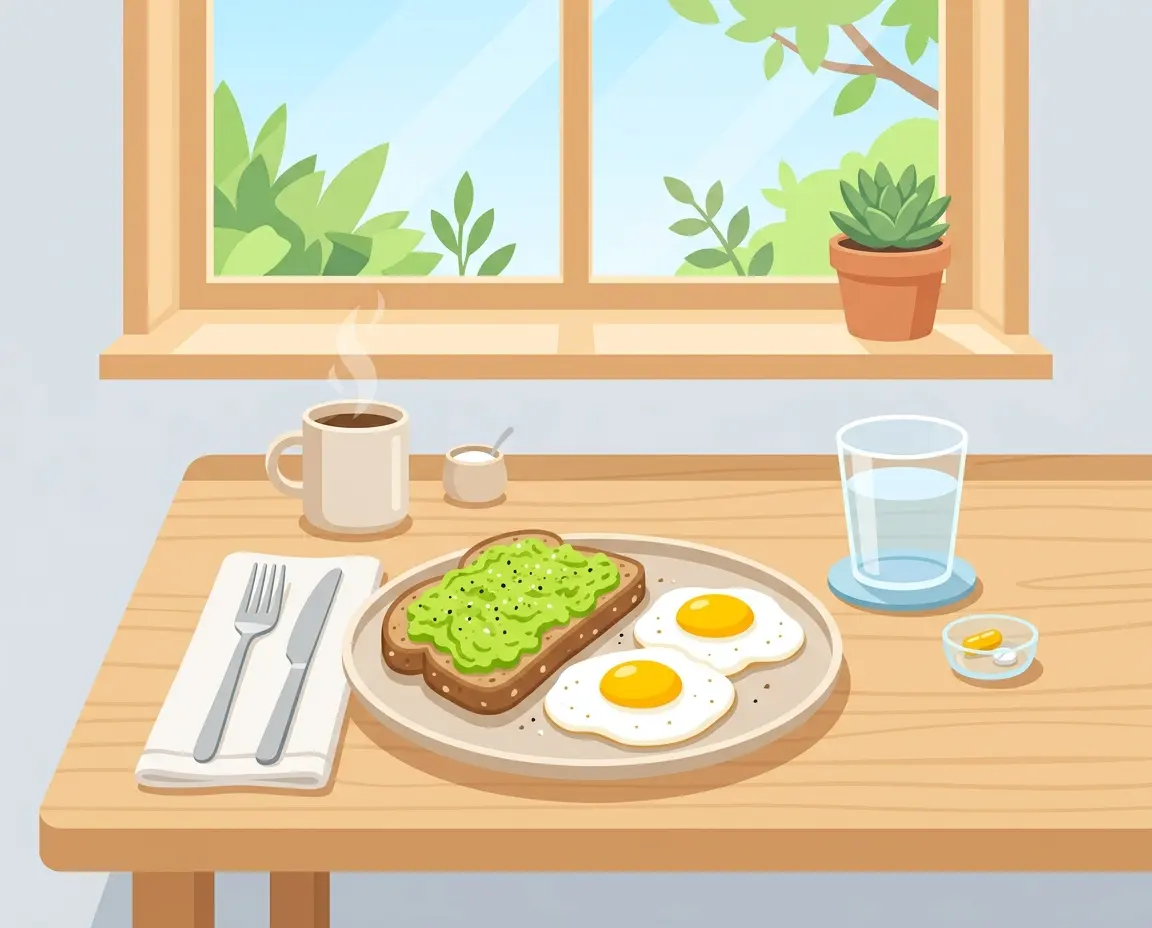 아침 식사와 함께 섭취하는 비타민D